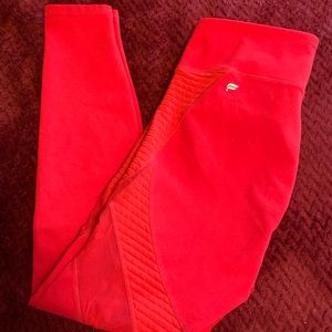 Fabletics Powerhold Legging - Red